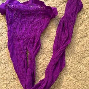 tights, purple